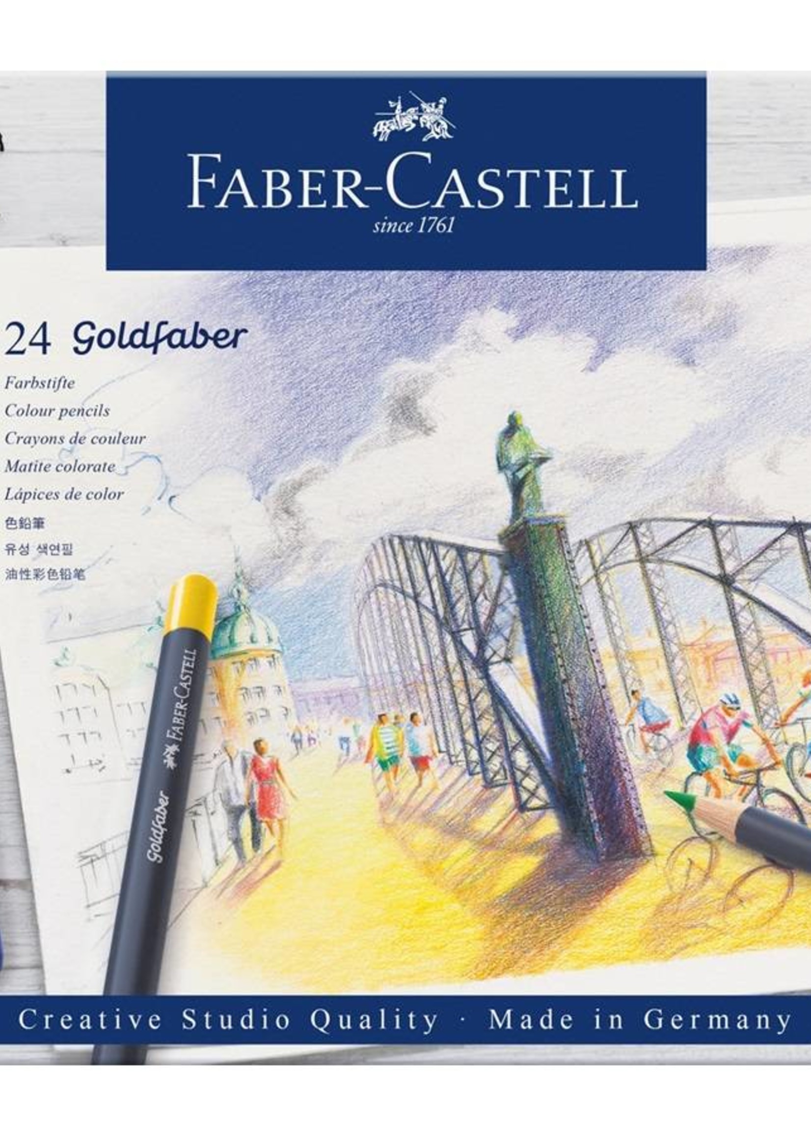 GOLDFABER Farbstift perm.Goldfaber 24-Et 24er Metalletui