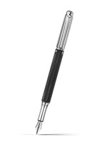 Caran d'Ache Füllfederhalter Varius Rubracer Silber, Feder B