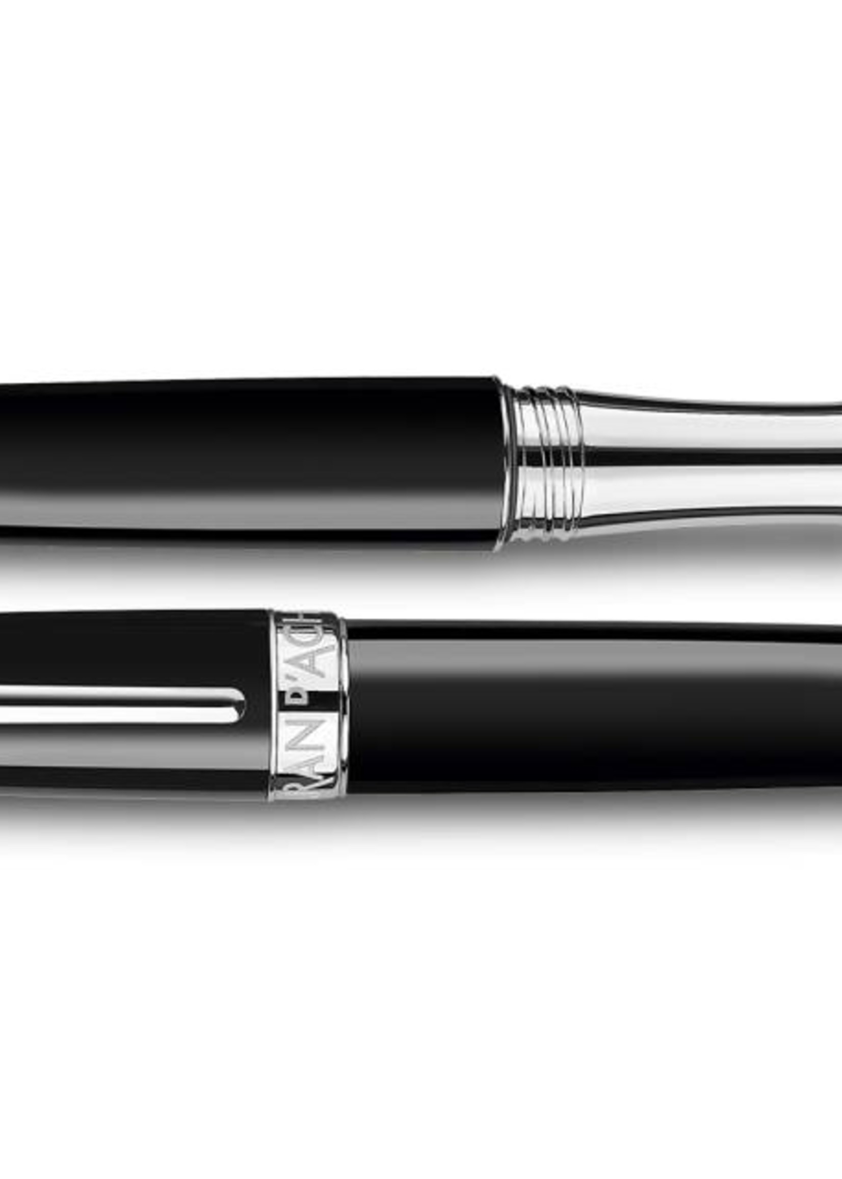 Caran d'Ache Füllfederhalter Léman Ebony Schwarz, Feder M