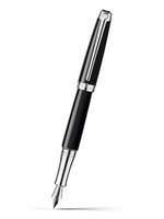 Caran d'Ache Füllfederhalter Léman Ebony Schwarz, Feder M