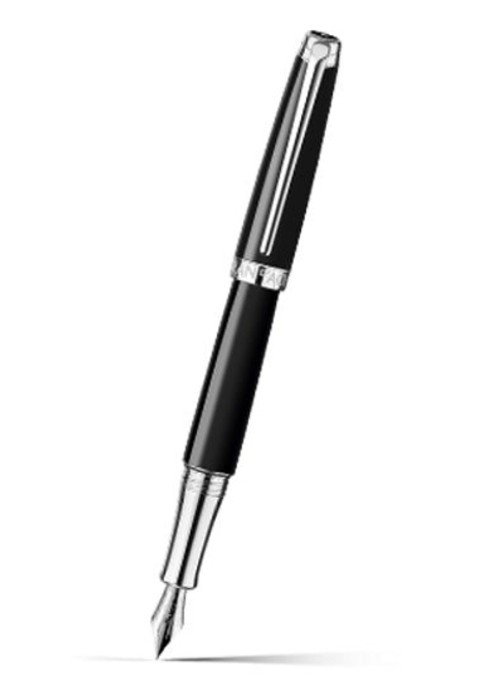 Caran d'Ache Füllfederhalter Léman Ebony Schwarz, Feder M