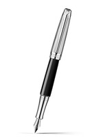 Caran d'Ache Füllfederhalter Léman Bicolor Schwarz, Feder M
