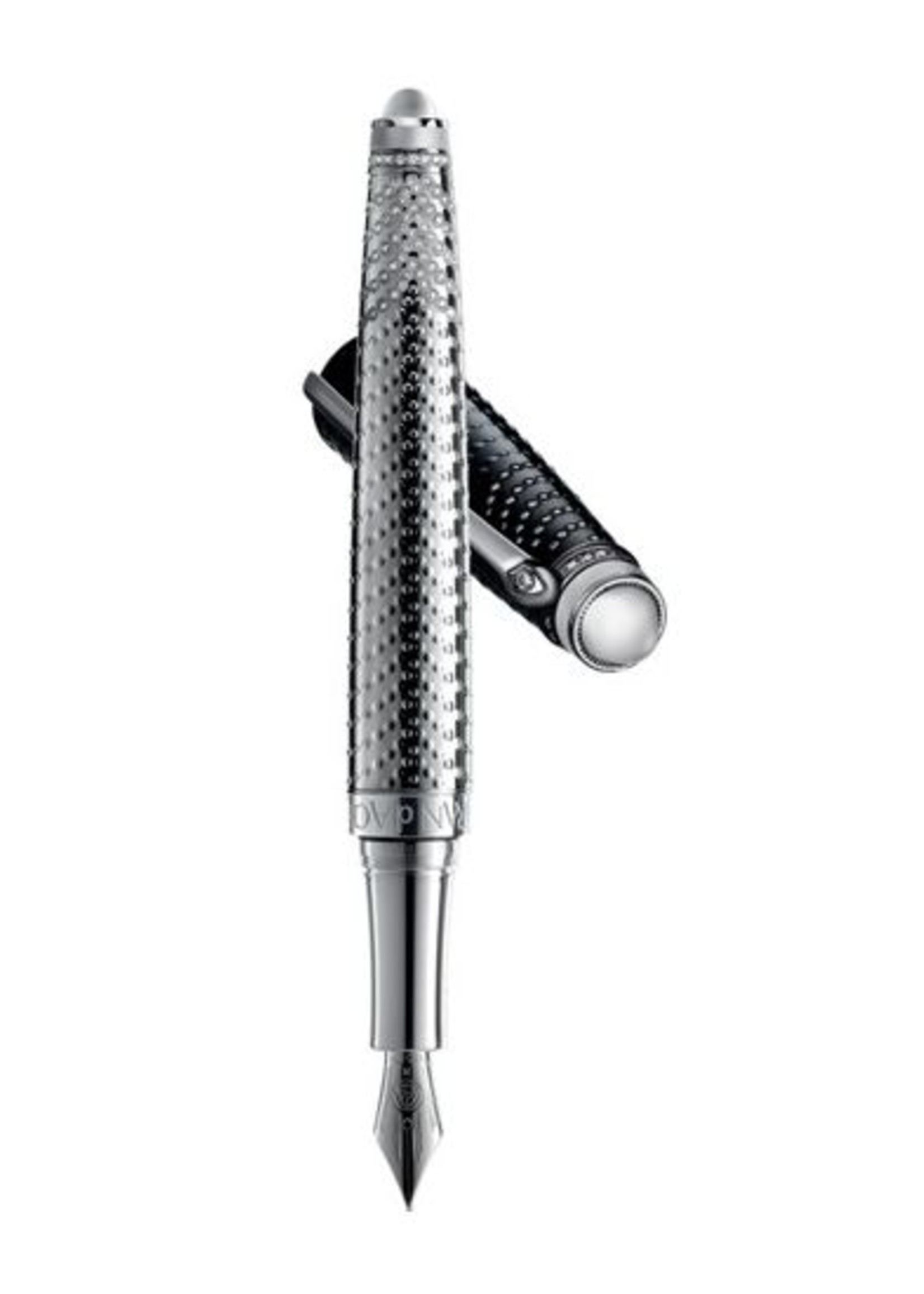 Caran d'Ache Crystal - Lalique - Füllfeder Halter - Limited Edition, schwarz, M