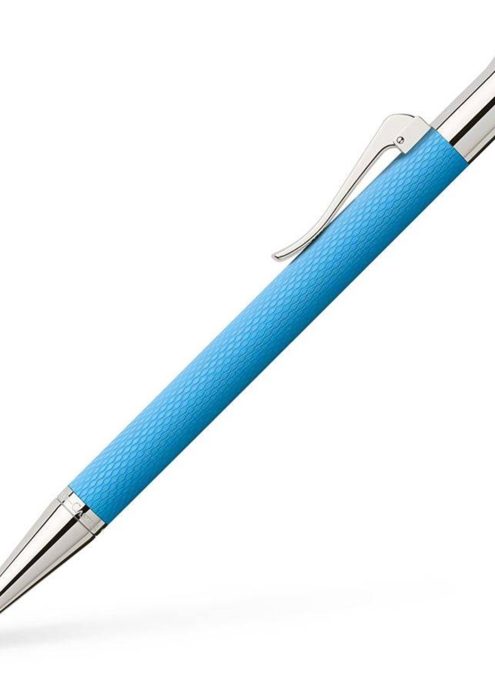 Graf von Faber-Castell GvFC Kugelschreiber Farbwelten Guilloche Gulf Blue