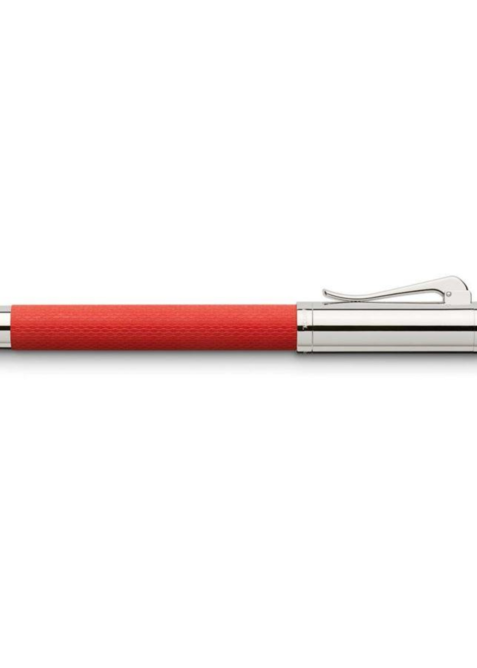 Graf von Faber-Castell GvFC Füllhalter Farbwelten Guilloche India Red M