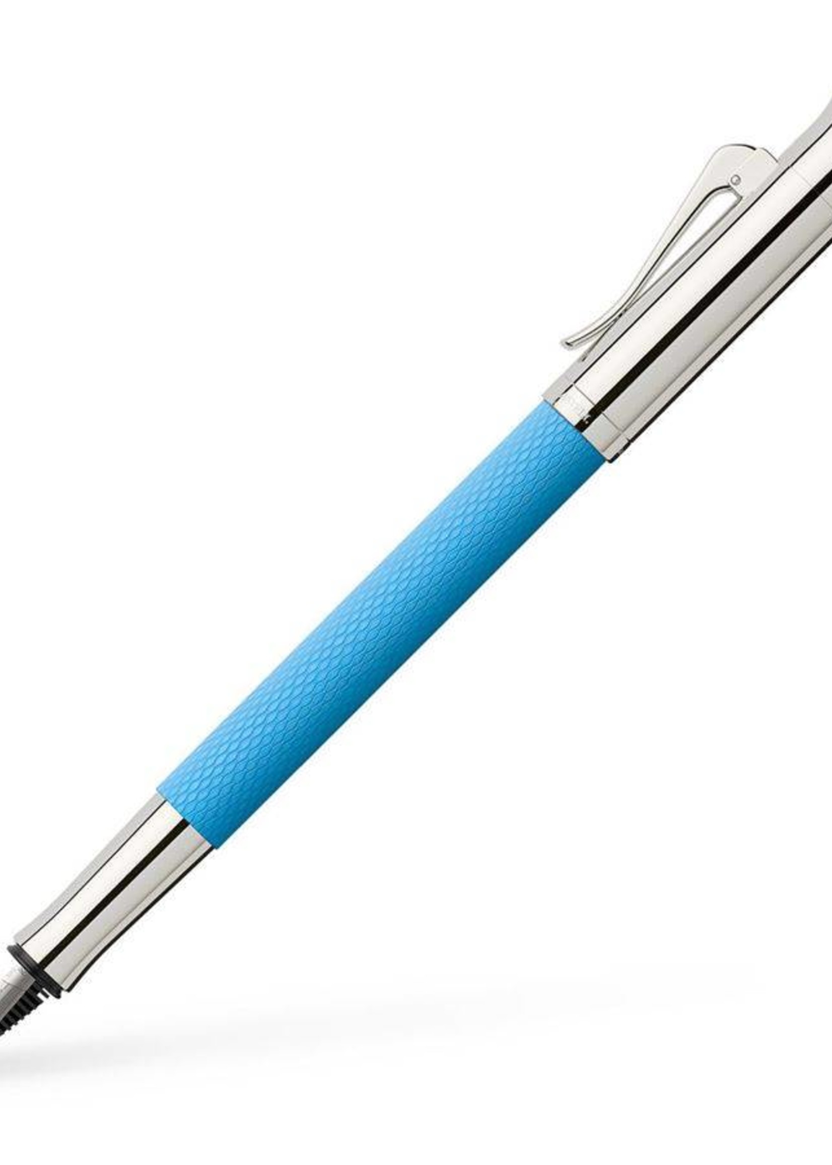 Graf von Faber-Castell GvFC Füllhalter Farbwelten Guilloche Gulf Blue M