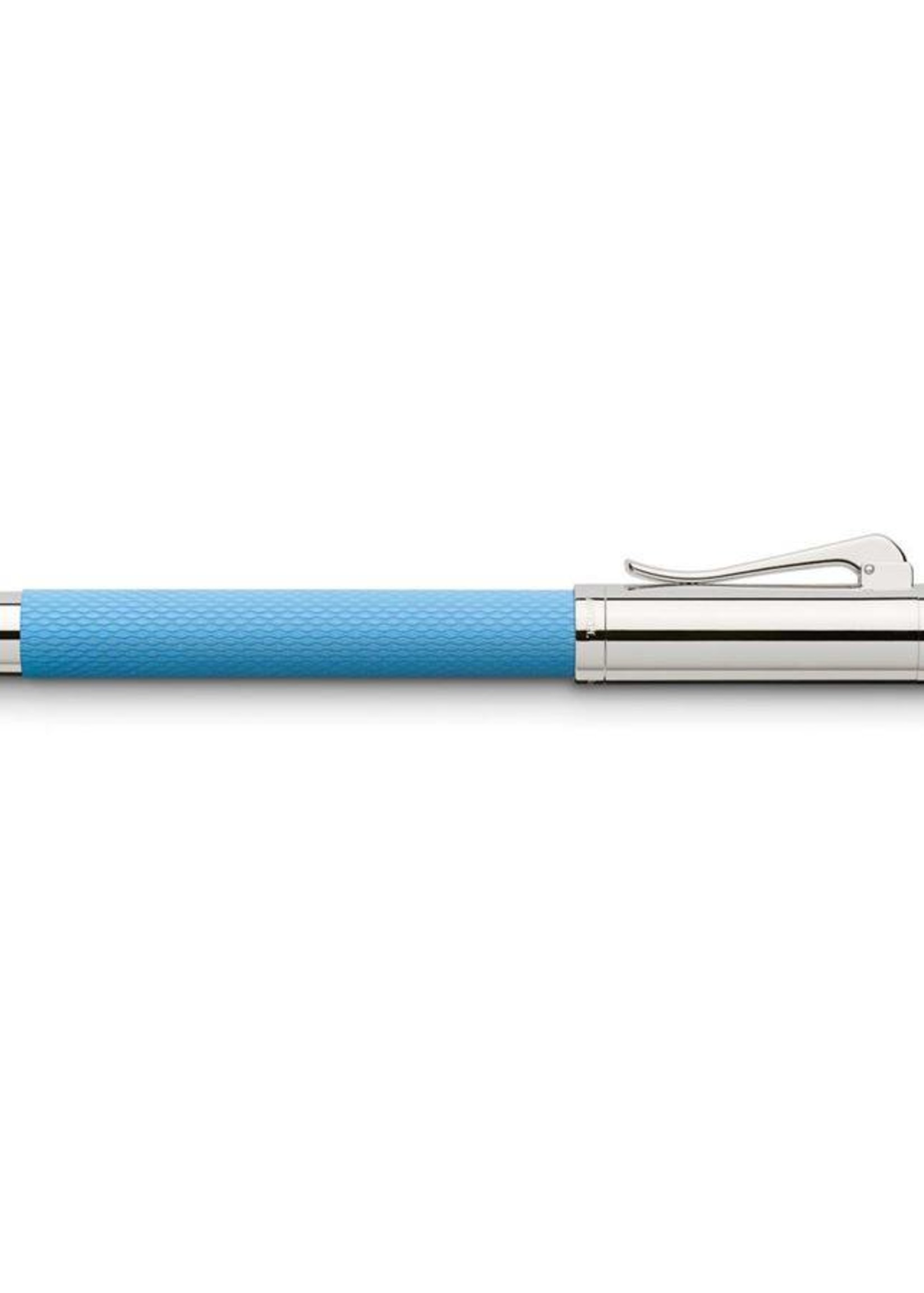 Graf von Faber-Castell GvFC Füllhalter Farbwelten Guilloche Gulf Blue M