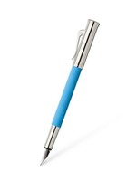 Graf von Faber-Castell GvFC Füllhalter Farbwelten Guilloche Gulf Blue M