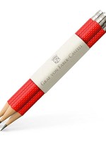 Graf von Faber-Castell Taschenbleistift Farbwelt India Red 3Stkfür Perfekten Bleistift