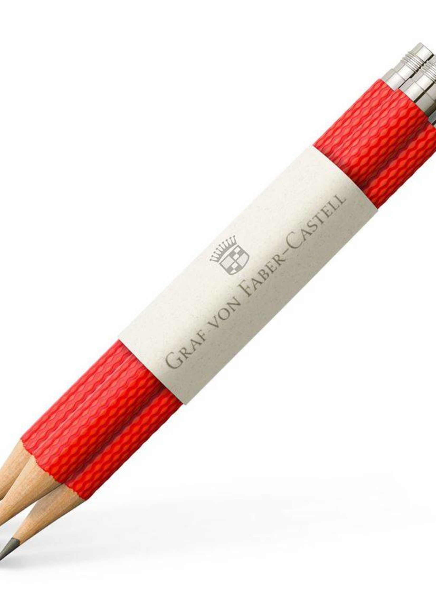 Graf von Faber-Castell GvFC Taschenbleistift Farbwelt India Red 3Stkfür Perfekten Bleistift