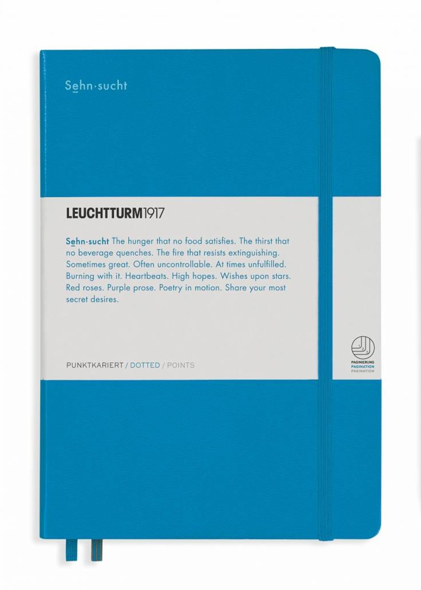 Leuchtturm1917 LT NB MEDIUM Leuchtkraft Azur-Sehnsucht dotted