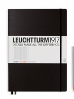 Leuchtturm1917 Leuchtturm1917 Notizbuch, Master Classic, Schwarz, Kariert