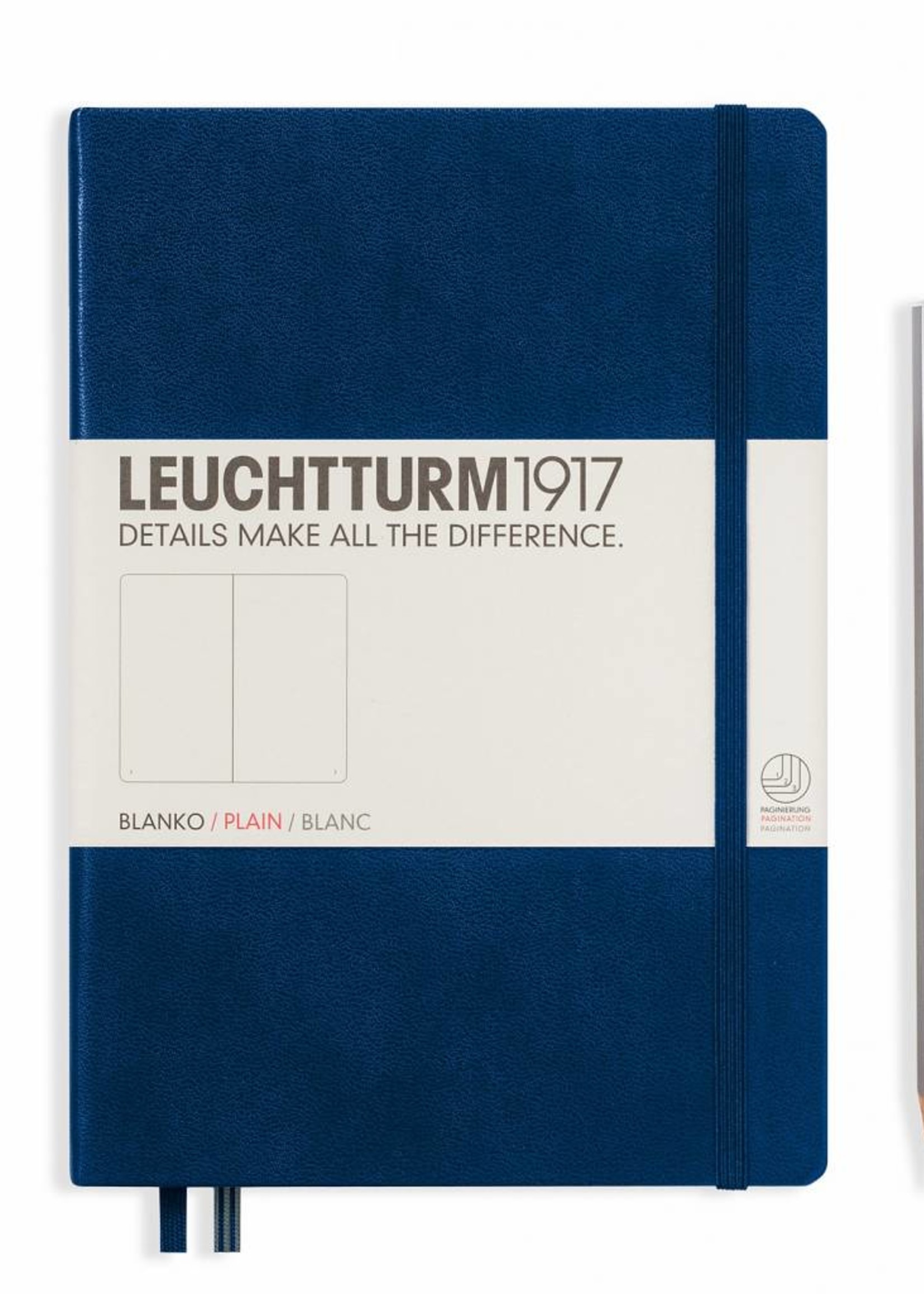 Leuchtturm1917 Leuchtturm1917 Notizbuch, Medium, Marine, Blanko