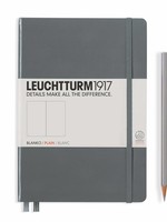 Leuchtturm1917 Leuchtturm1917 Notizbuch, Medium, Anthrazit, Blanko