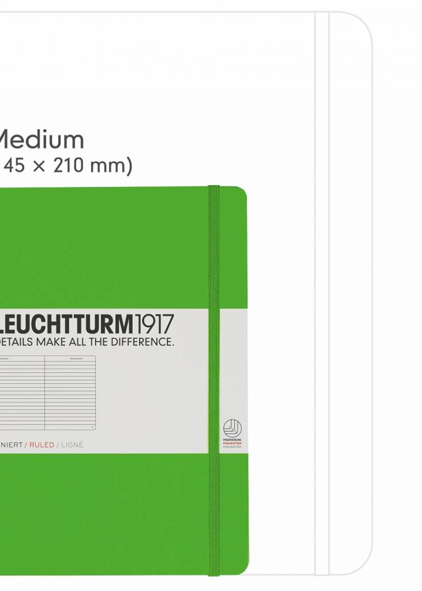 Leuchtturm1917 Leuchtturm1917 Notizbuch, Medium, Orange, Kariert