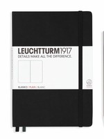 Leuchtturm1917 Leuchtturm1917 Notizbuch, Medium, Schwarz, Blanko