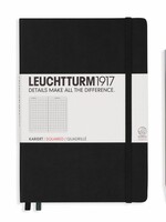 Leuchtturm1917 Leuchtturm1917 Notizbuch, Medium, Schwarz, Kariert