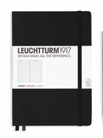 Leuchtturm1917 Leuchtturm1917 Notizbuch, Medium, Schwarz, Liniert