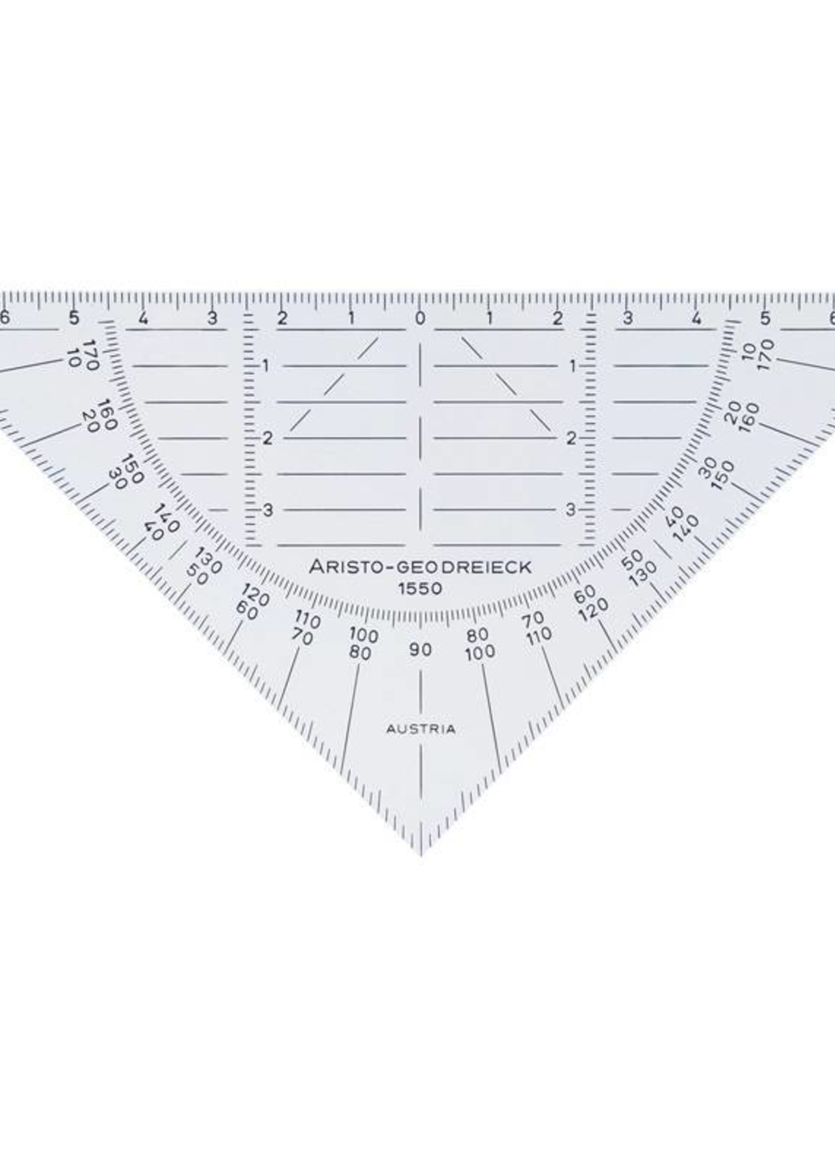 ARISTO Geodreieck 16cm biegsam 1550