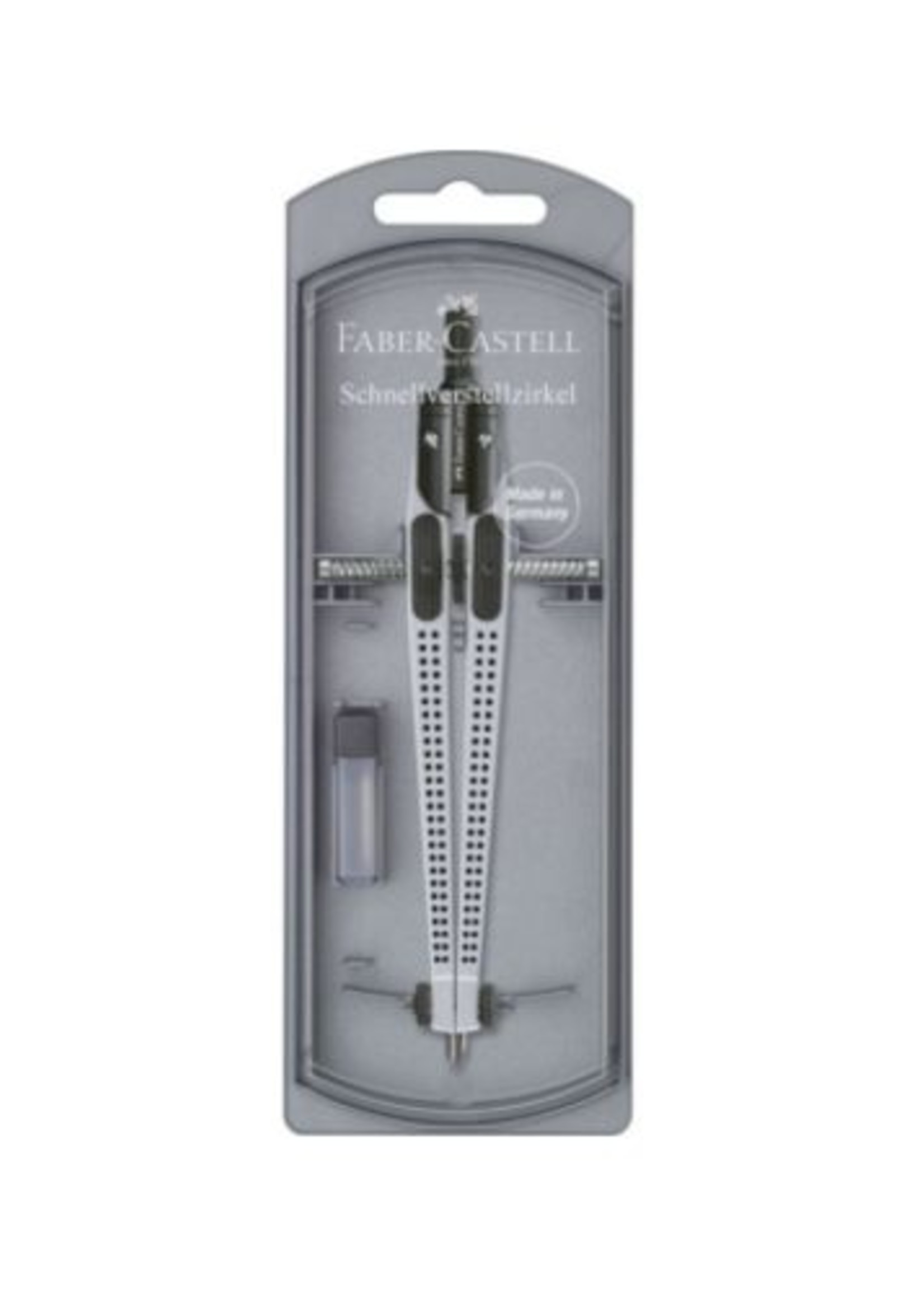 Faber-Castell Schnellverstellzirkel GRIP2001 silber