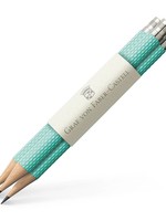 Faber-Castell Graf von Faber Castell Taschenbleistifte Farbwelten Turquoise 3Stk für Perfekten Bleistift