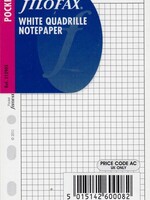 Filofax Filofax Einlage Pocket, Papier kariert 3 mm, weiß