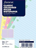 Filofax Einlage Pocket, Papier liniert, 30 Bl., mehrfarbig