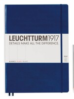 Leuchtturm1917 Notizbuch A4+ MASTER Hardcover marine blanko