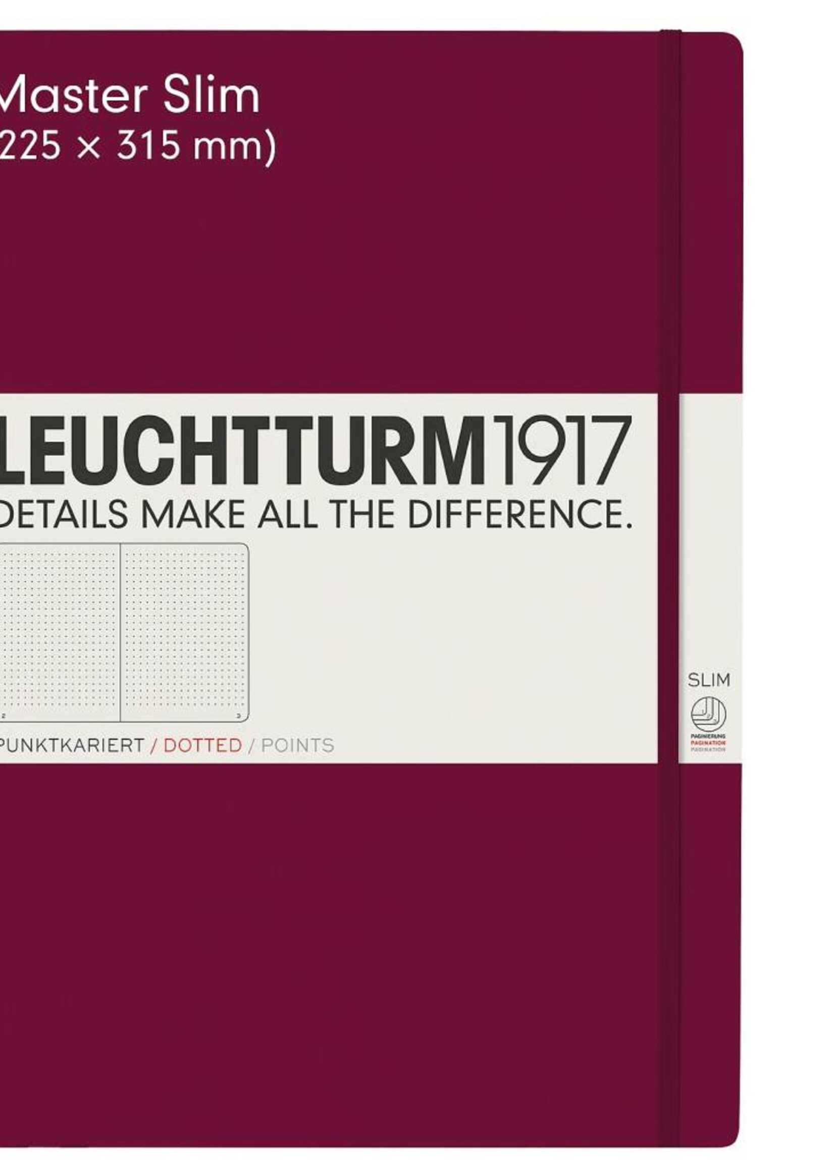 Leuchtturm1917 LT Notizbuch A4+ MASTER HC marine dotted