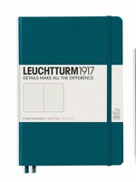 Leuchtturm1917 LT Notizbuch A5 MEDIUM HC pacific green dotted