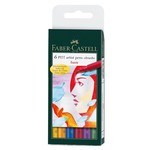 Faber-Castell Tuschestift Pitt Artist Pen B Brush Basic 6STK