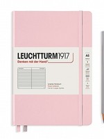 Leuchtturm Notizbuch A5 MEDIUM Hardcover Puder liniert