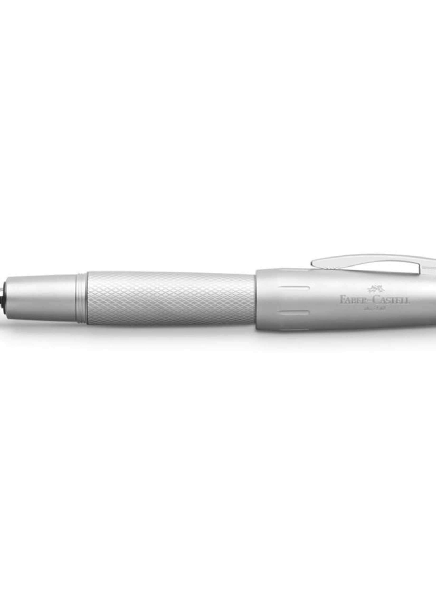 Faber-Castell FC E-MOTION Füllhalter Pure Silver M