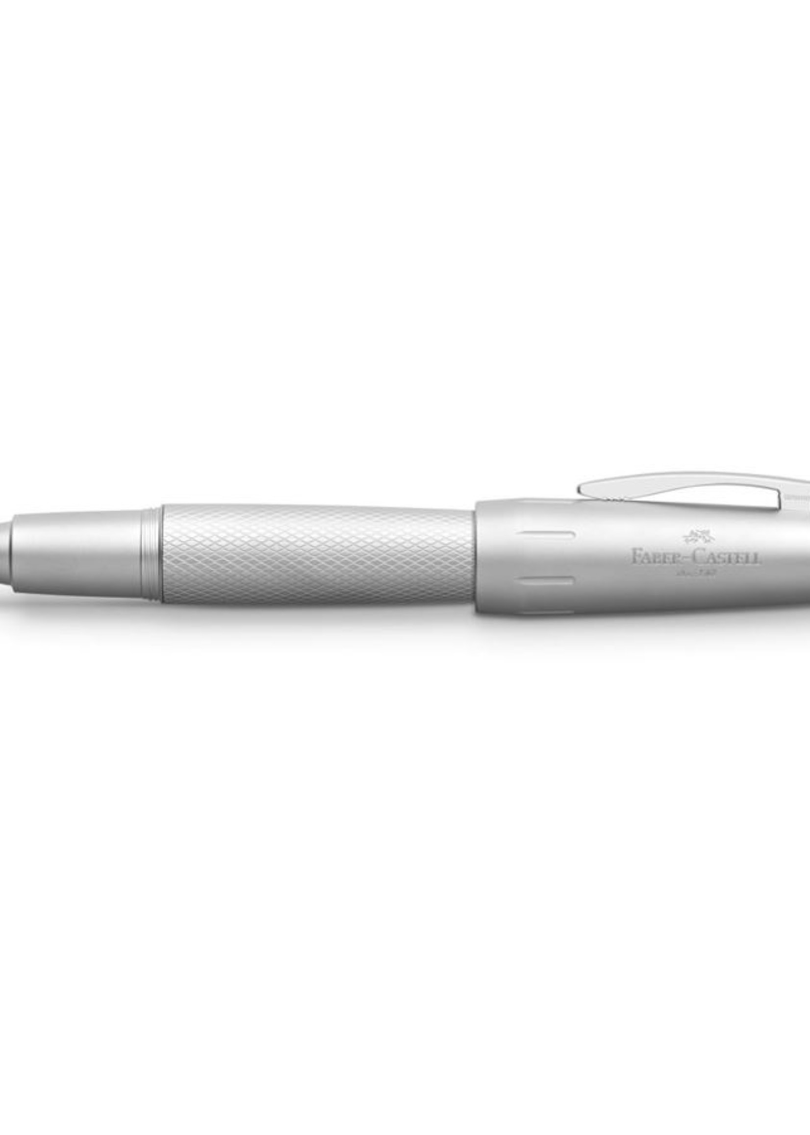 Faber-Castell FC E-MOTION Tintenroller Pure Silver