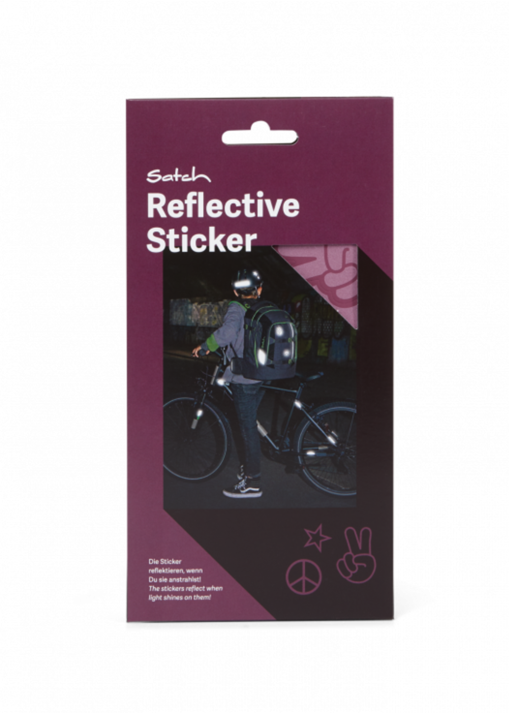 SATCH Satch Reflective STICKER 7tlg lila 20