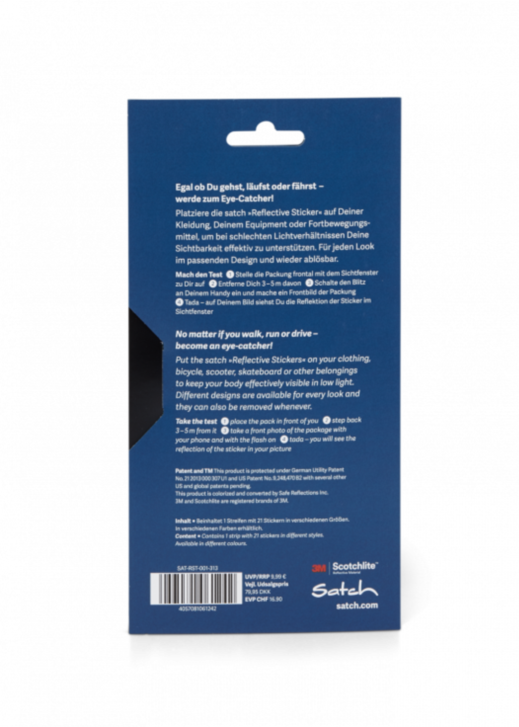 SATCH Satch Reflective STICKER 7tlg blau 20