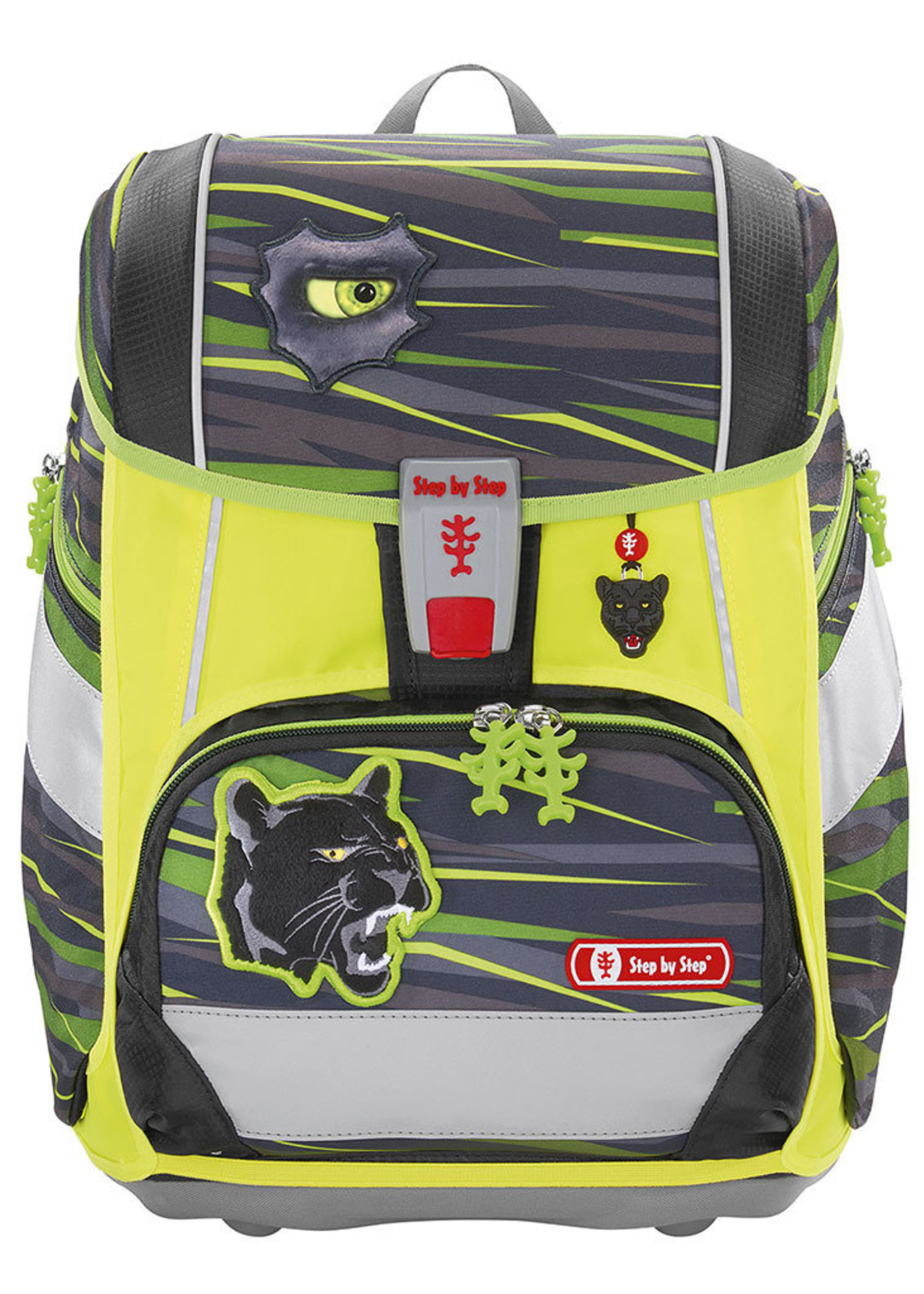 Step by Step Neon Pull-Over Reflektorüberzug für 2IN1 PLUS Schulranzen, Gelb