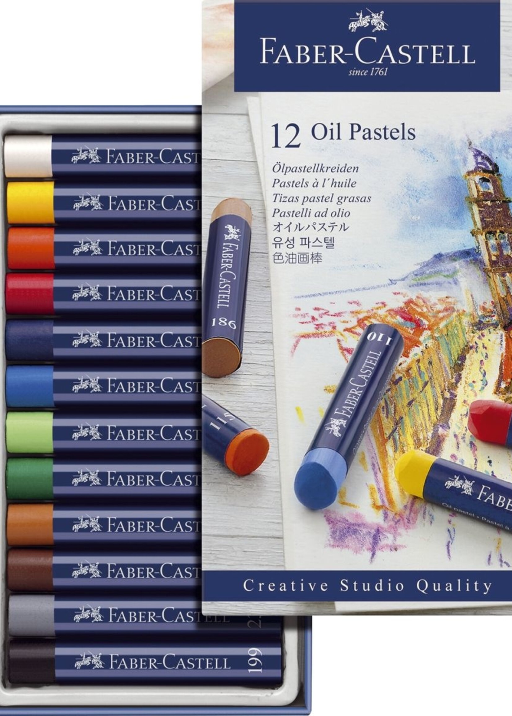 Faber-Castell Faber Castell Öl-Pastellkreide 12Stk