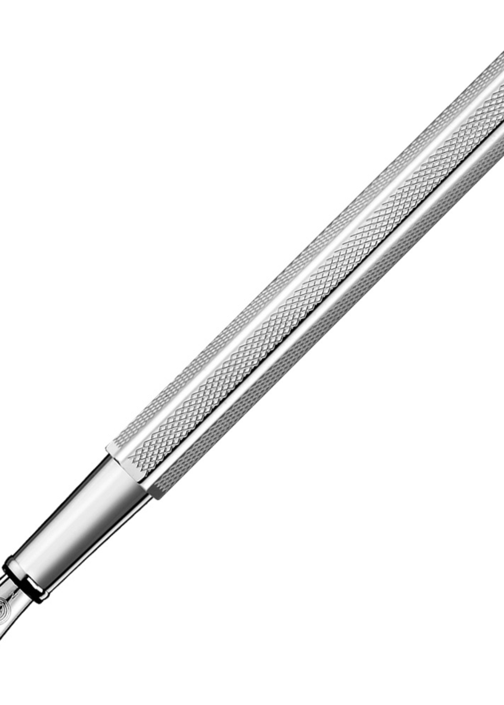 Caran d'Ache Füllfederhalter Ecridor Rétro Silber, Stahlfeder M