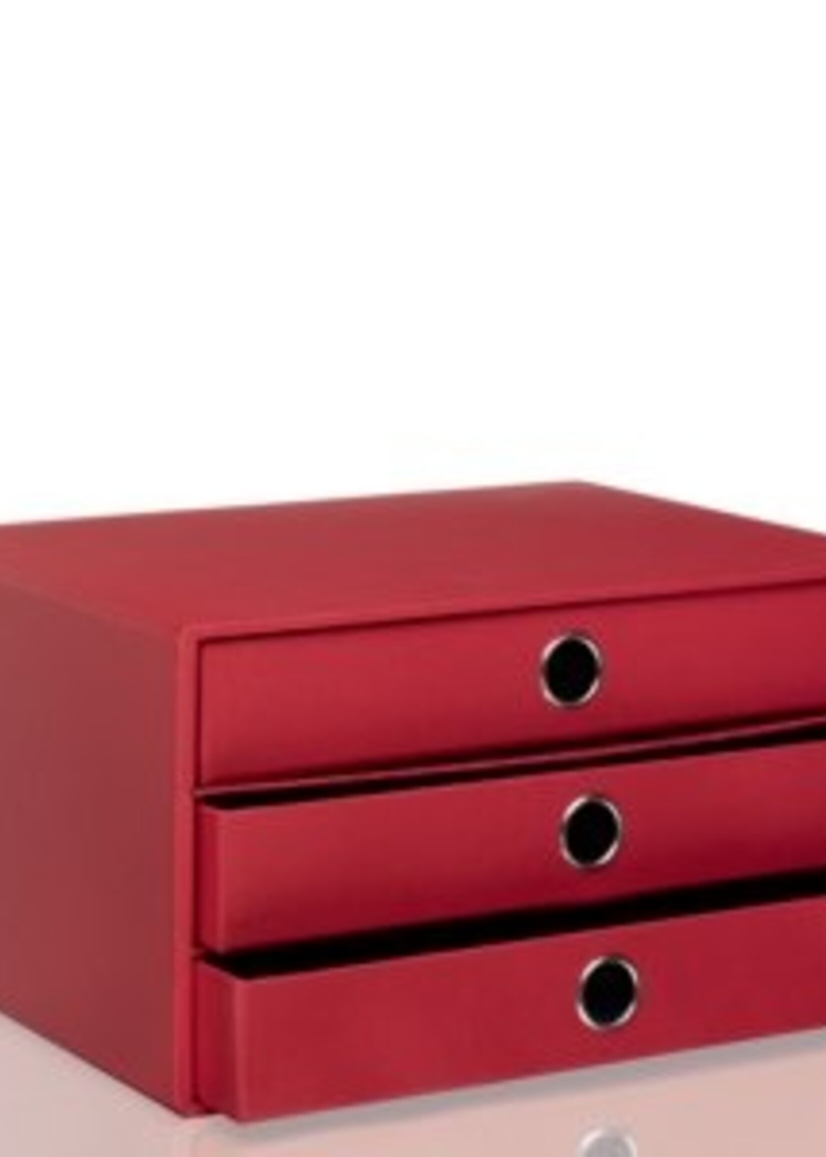 Rössler SOHO SCHUBLADENBOX A4 3er rot