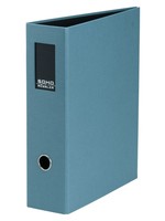 Rössler SOHO Ordner m. Schild denim