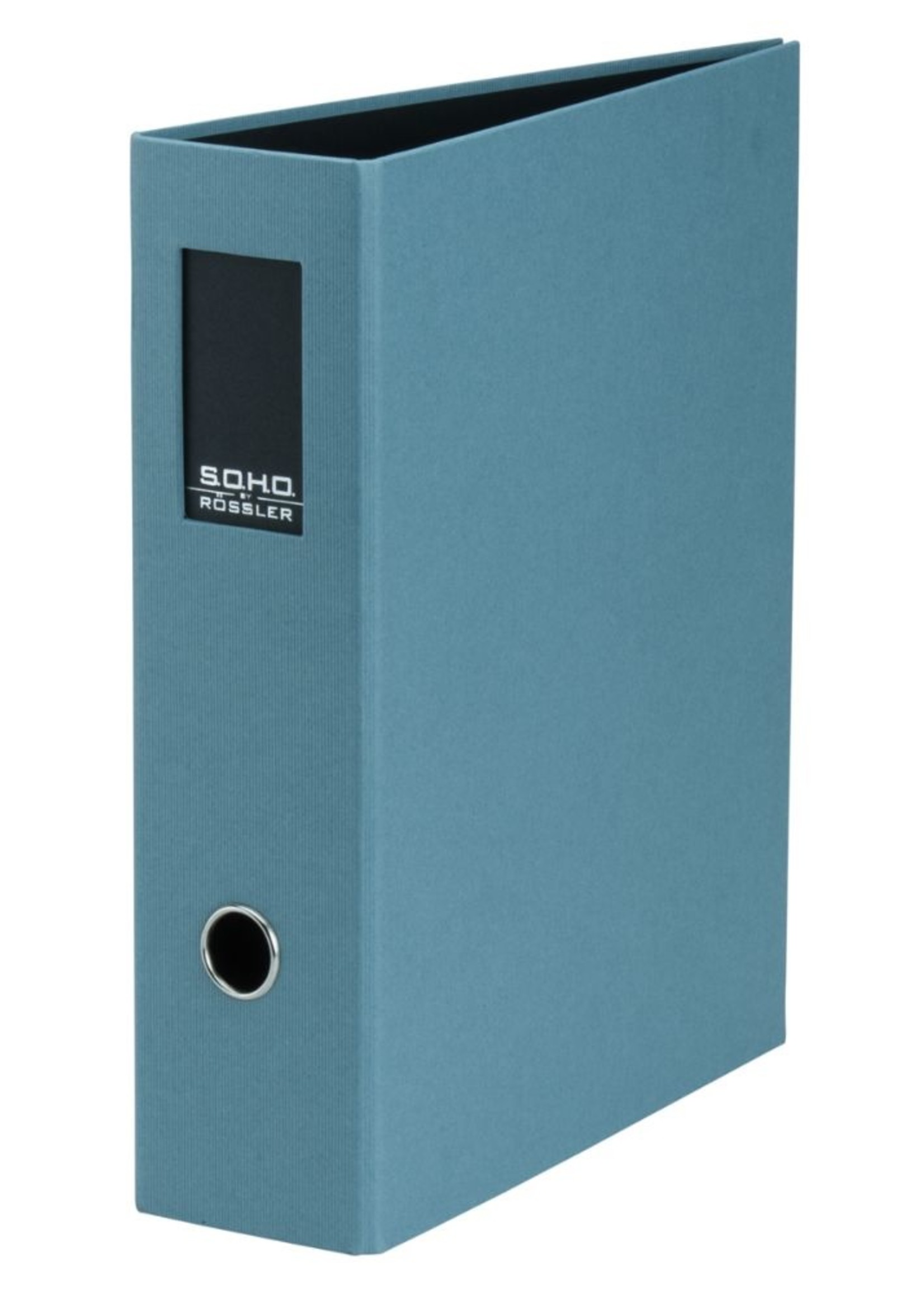 Rössler SOHO Ordner m.Schild denim
