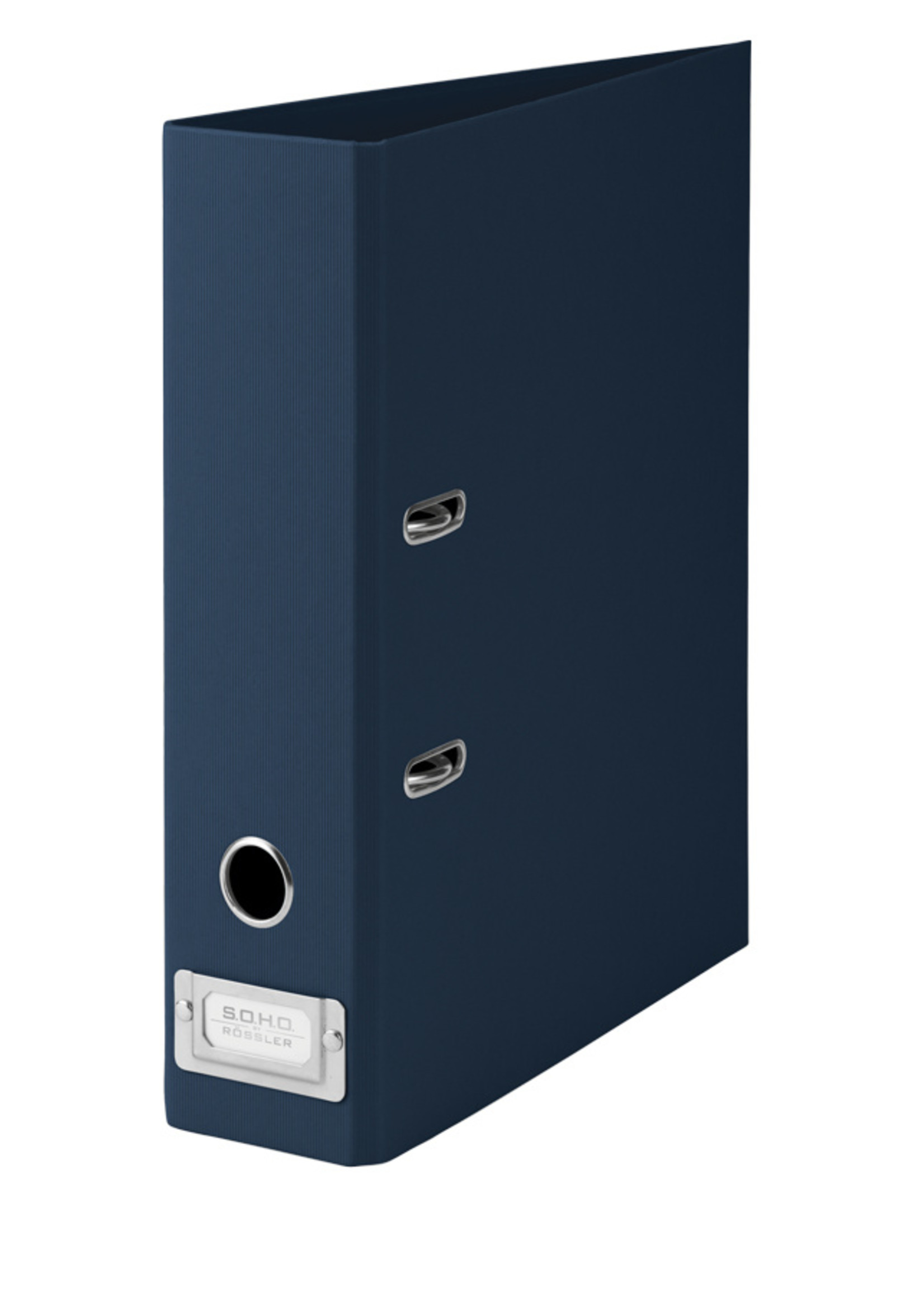 Rössler SOHO Ordner m.Schild navy
