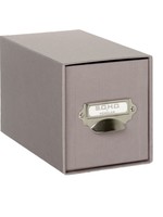 Rössler SOHO CD-Schubladenbox m.Griff taupe