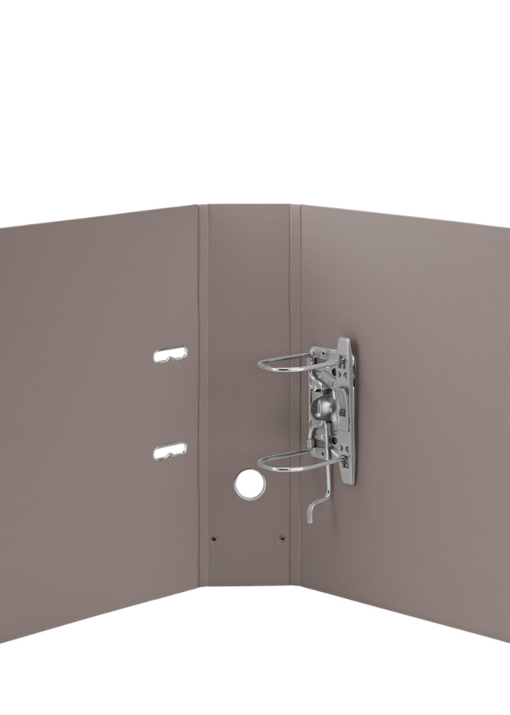 Rössler SOHO Ordner mit Schild taupe