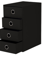 Rössler SOHO Schubladenbox schwarz 4er