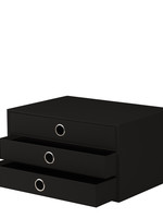 Rössler SOHO Schubladenbox schwarz 3er