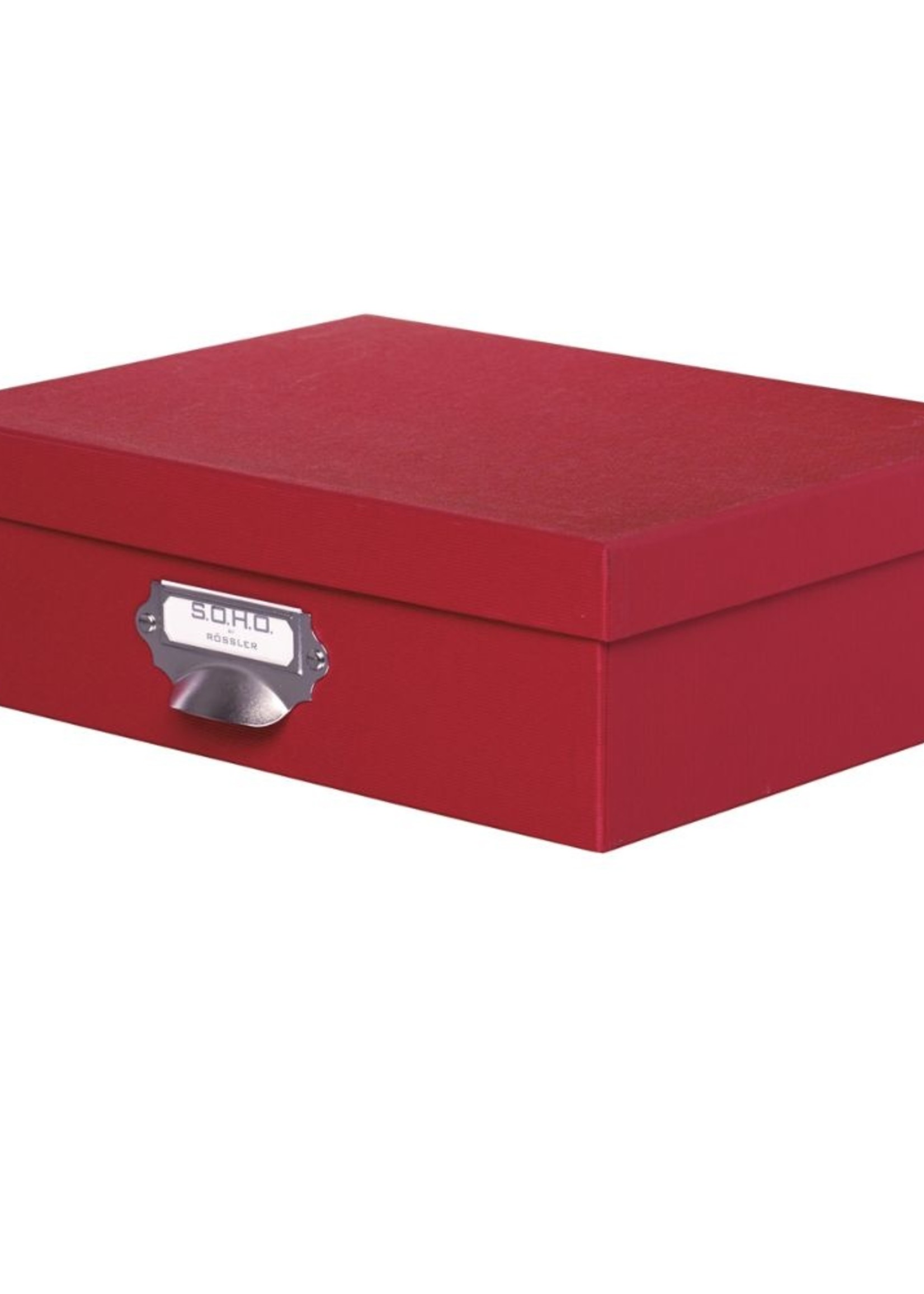 Rössler SOHO Aufbewahrungsbox mit Griff rot