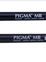 Pigma Brush Pen, Fine Brush Schwarz