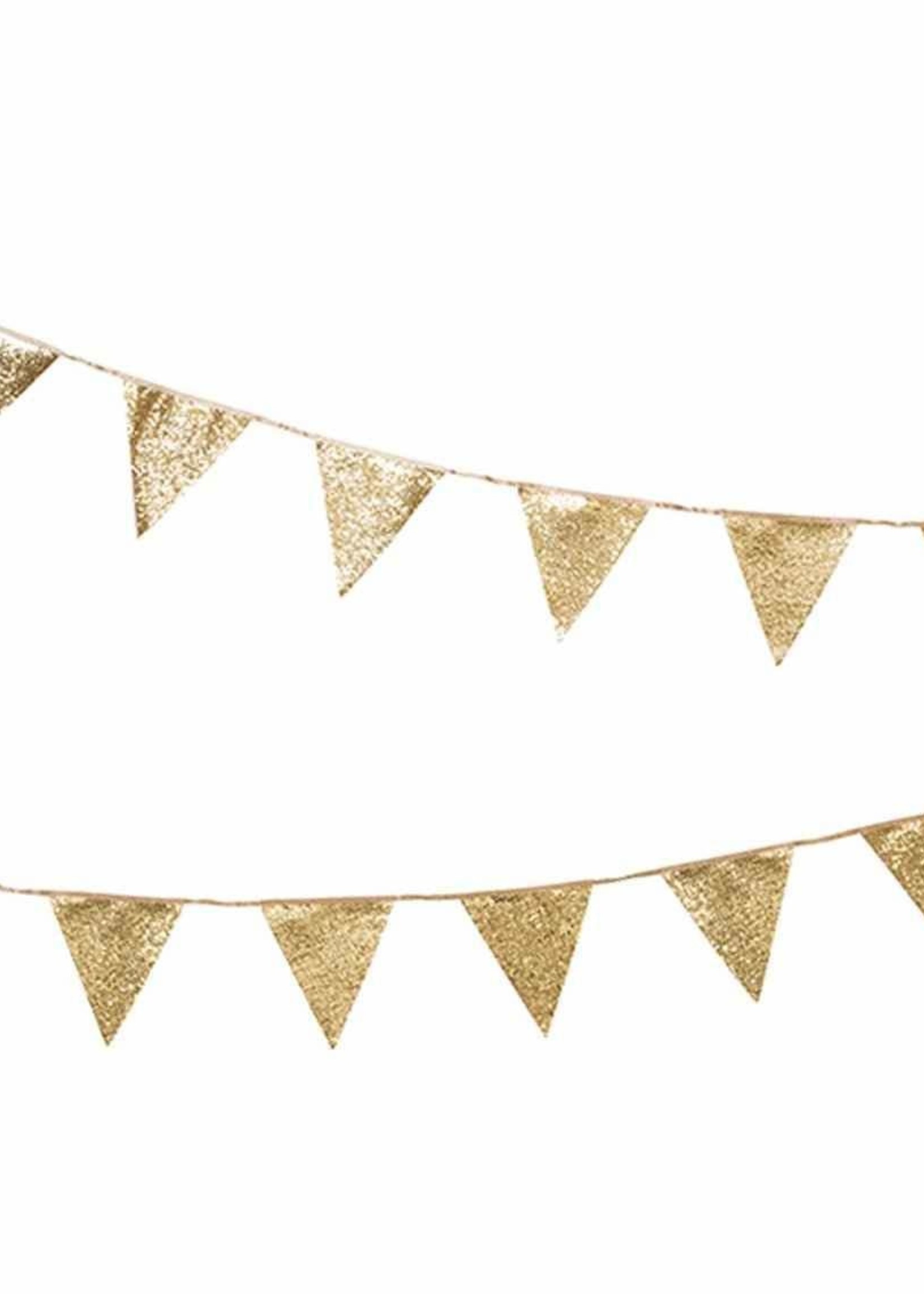 Talking Tables LUXE GOLD PU GLITTER BUNTING.